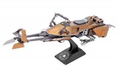 New Rise of Skywalker Speeder Bike 3D Metal Model Kit available!