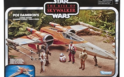 New Rise of Skywalker Poe Dameron’s X-Wing Fighter Vintage Vehicle Toy available!