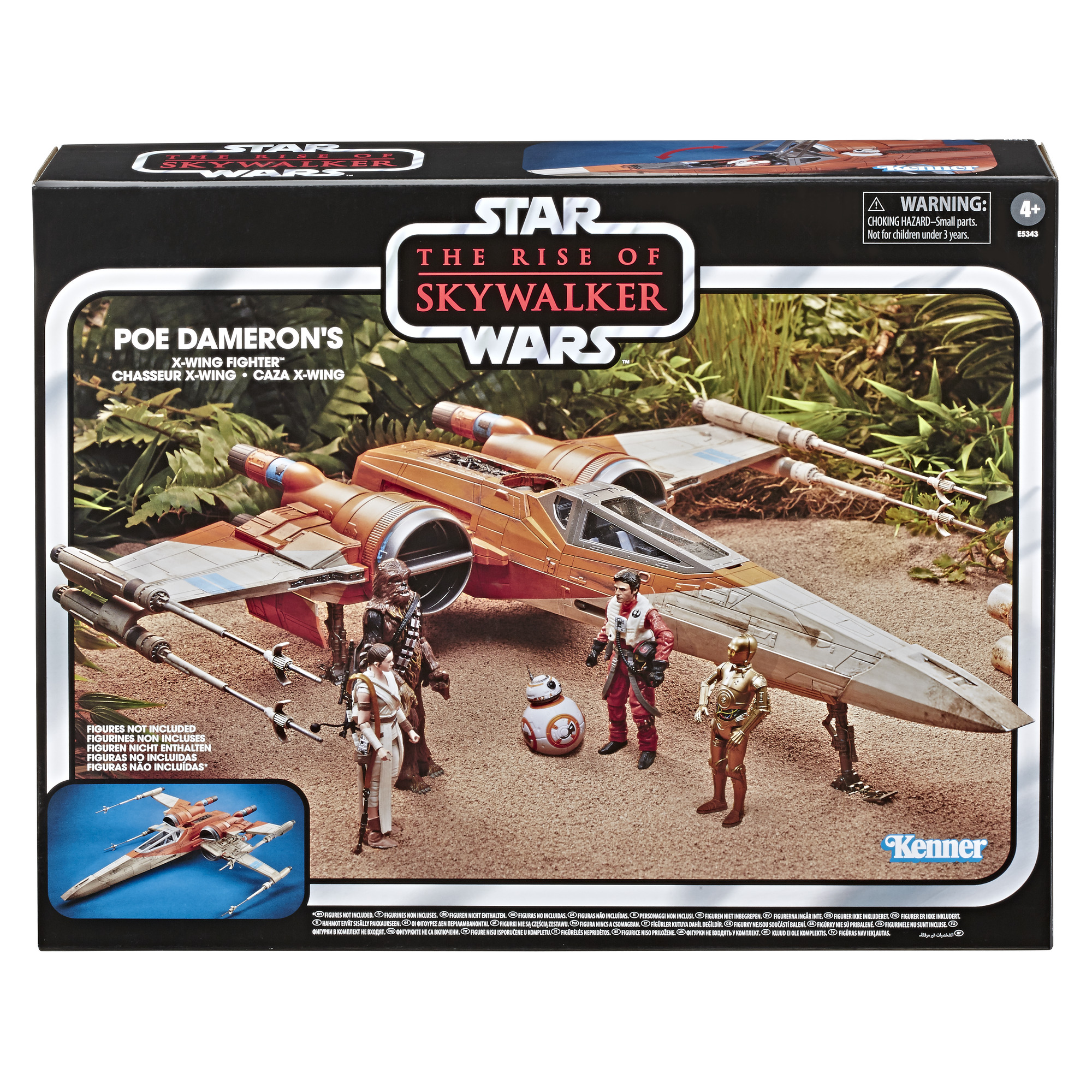 TROS Poe Dameron’s X-Wing Fighter Vintage Vehicle Toy 1