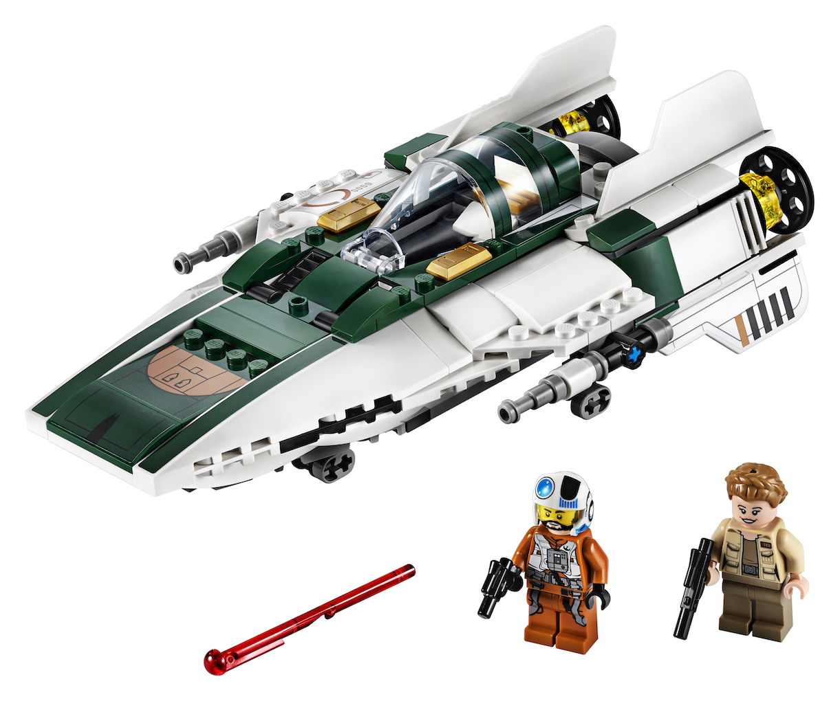 TROS Resistance A-Wing Fighter Lego set 3