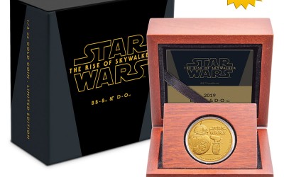 New BB-8 & D-O Gold Coin available for pre-order!