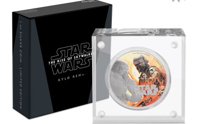 New Rise of Skywalker Kylo Ren Silver Coin available for pre-order!