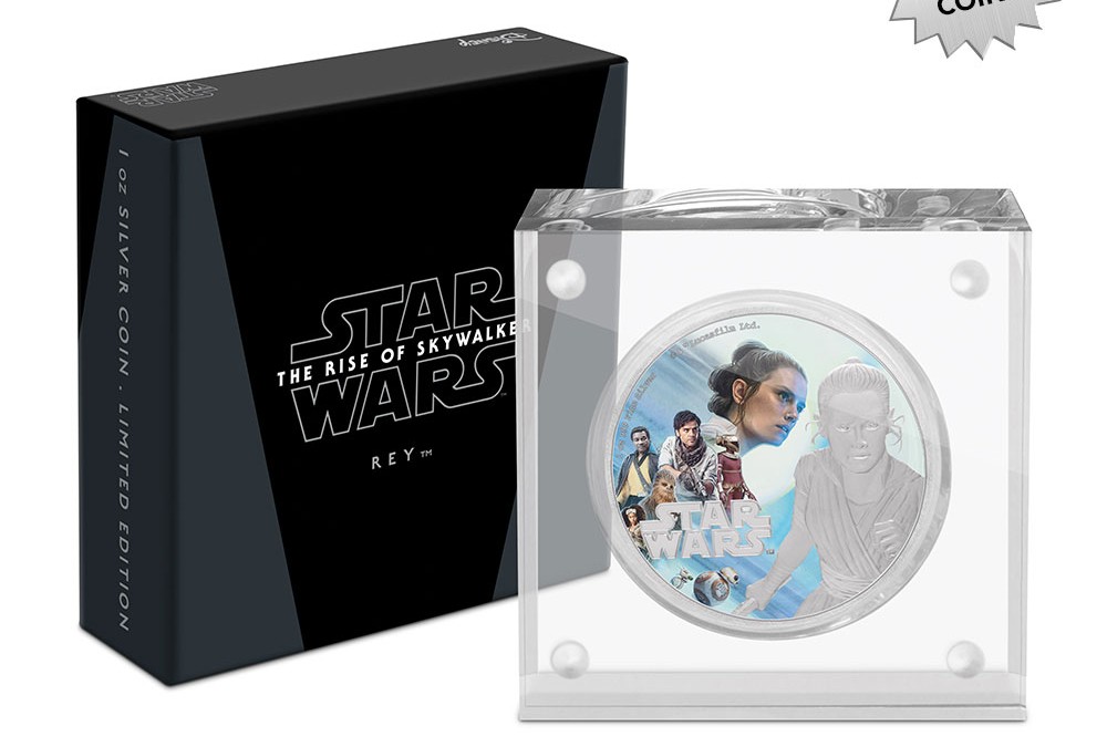 New Rise of Skywalker Rey Silver Coin available for pre-order!