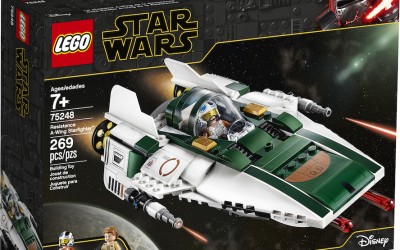 New Rise of Skywalker Resistance A-Wing Fighter Lego set available!