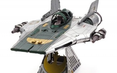 New Rise of Skywalker Resistance A-Wing Fighter Metal Model Kit available!