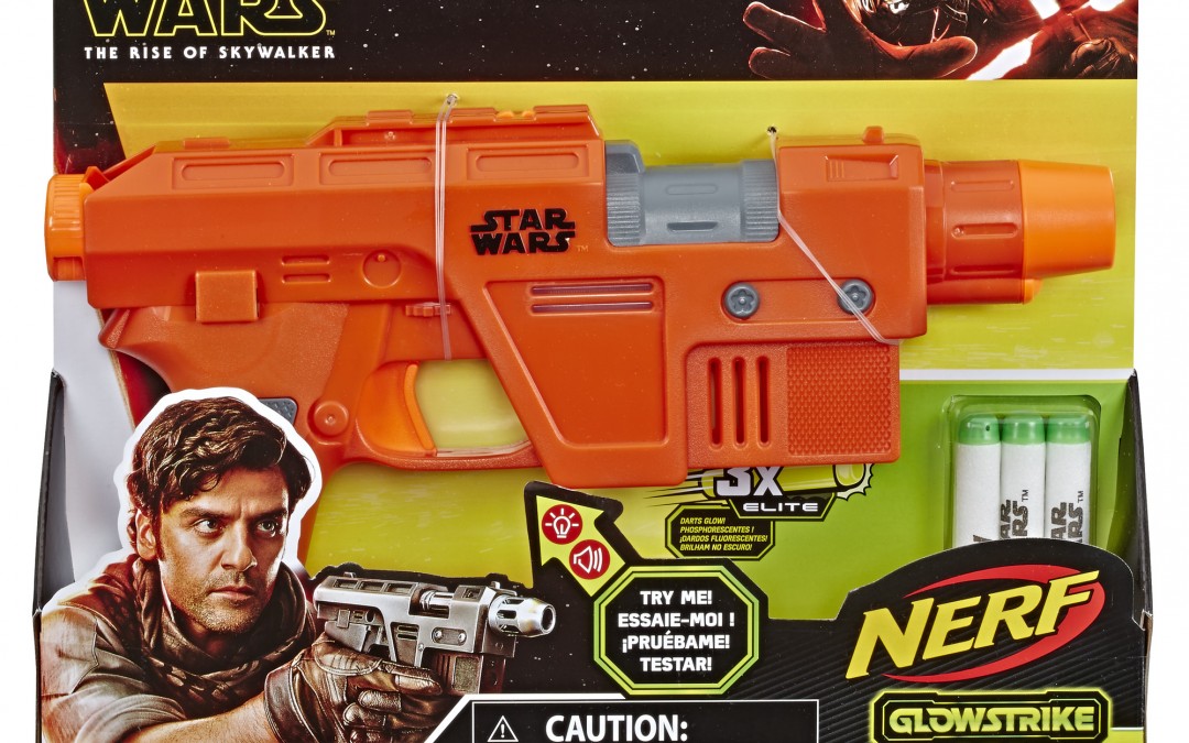 New Rose of Skywalker Poe Dameron Nerf Blaster in stock!