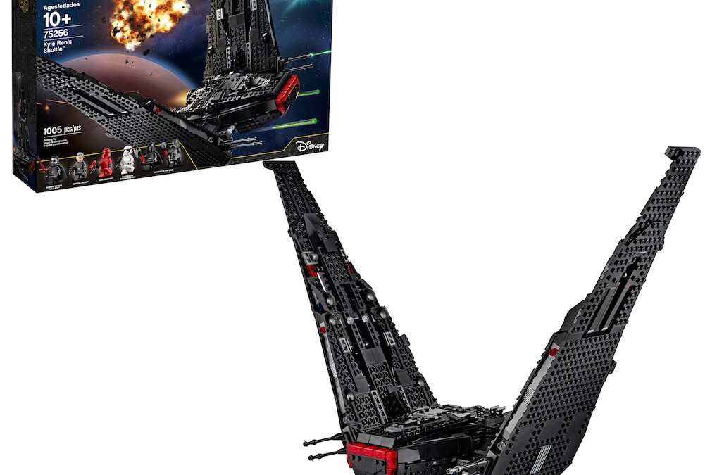 New Rise of Skywalker Kylo Ren's Shuttle Lego set in stock now!