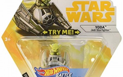 New Solo Movie Hot Wheels Yoda & Starfighter Battle Rollers Vehicle available!