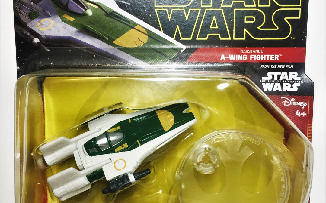 New Rise of Skywalker Hot Wheels A-Wing Fighter Starship available!
