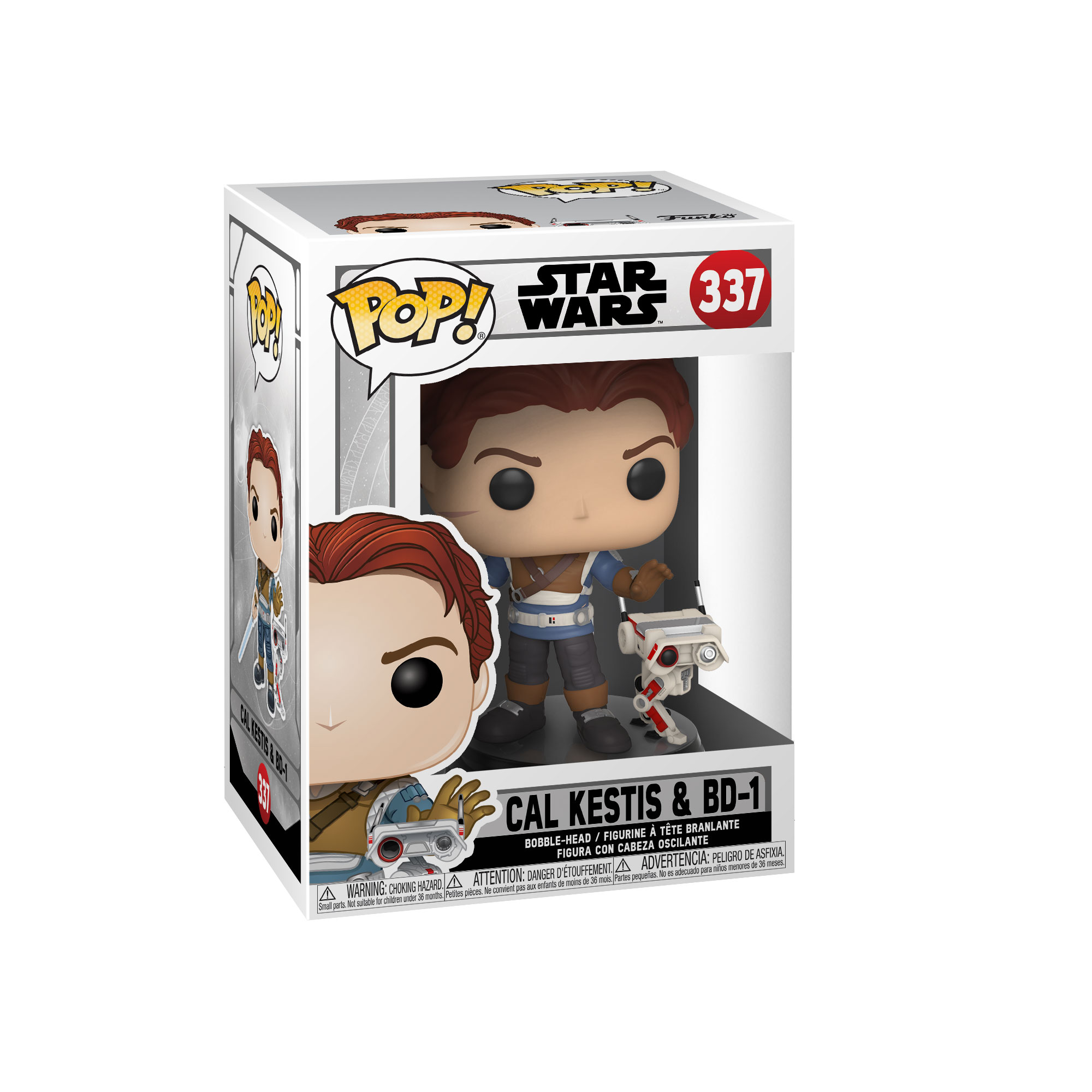 JFO FP Cal Kestis w/ BD-1 Bobble Head Toy Set 1