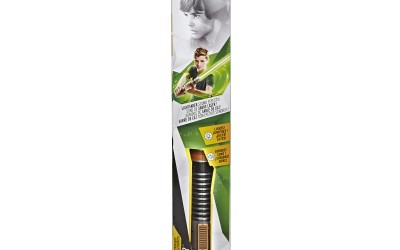 New Rise of Skywalker Luke Skywalker Electronic Green Lightsaber Toy available!