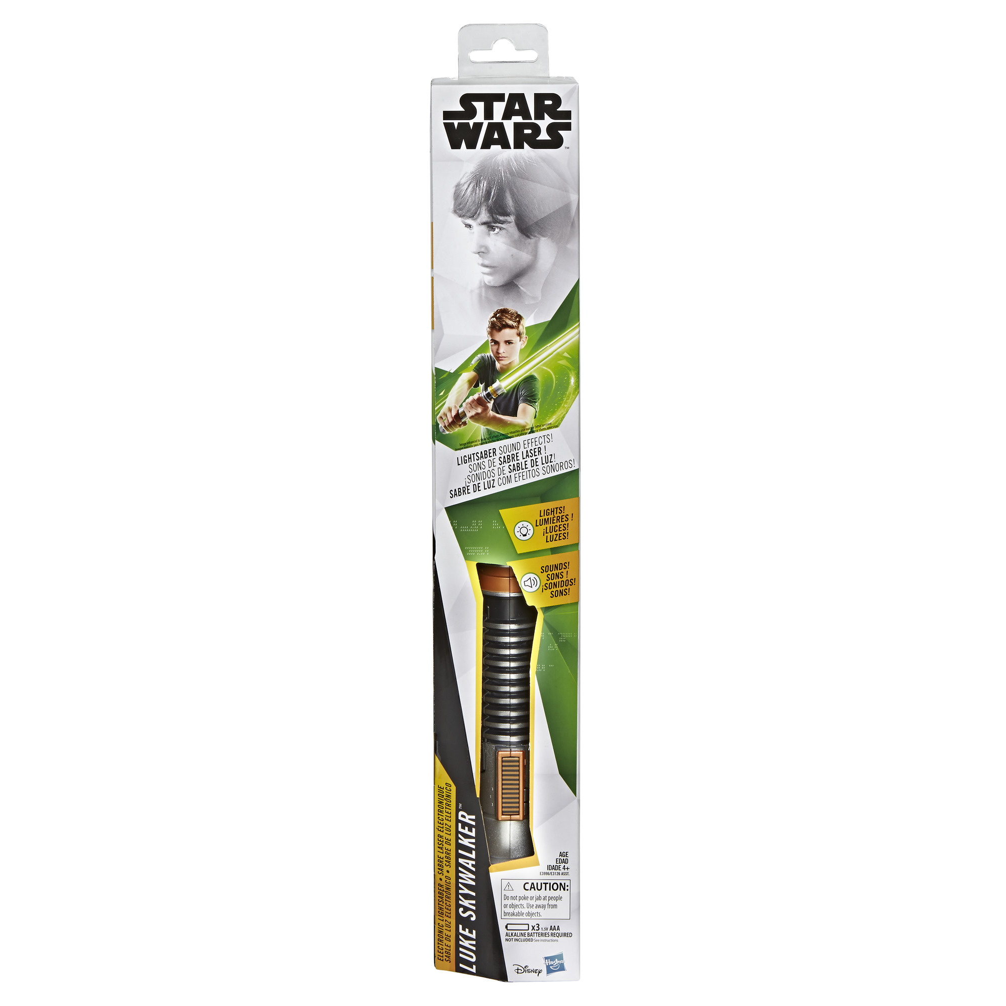TROS (ROTJ) Luke Skywalker Electronic Green Lightsaber Toy 1