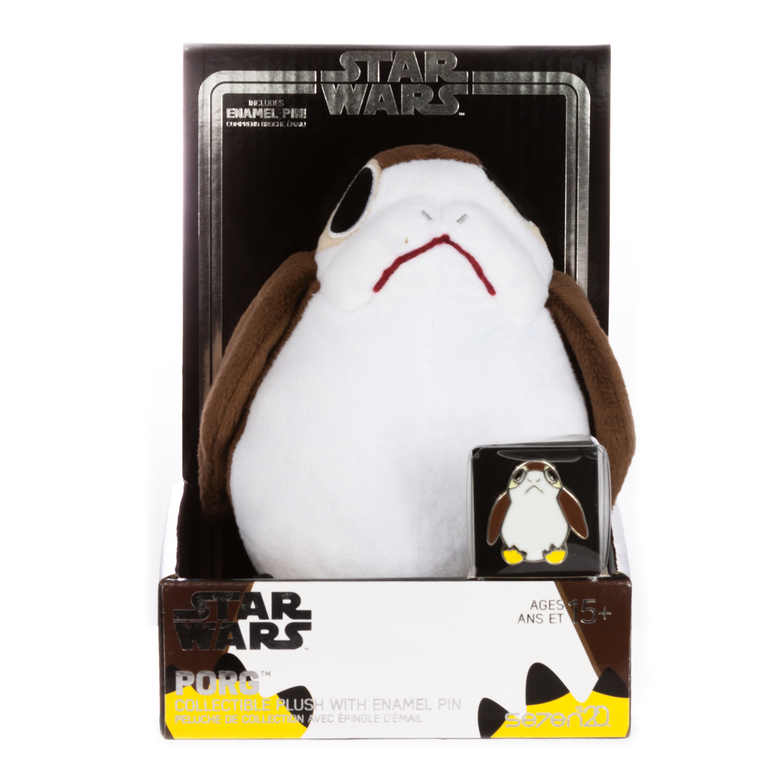 TROS Porg Plush Toy & Pin Set 1