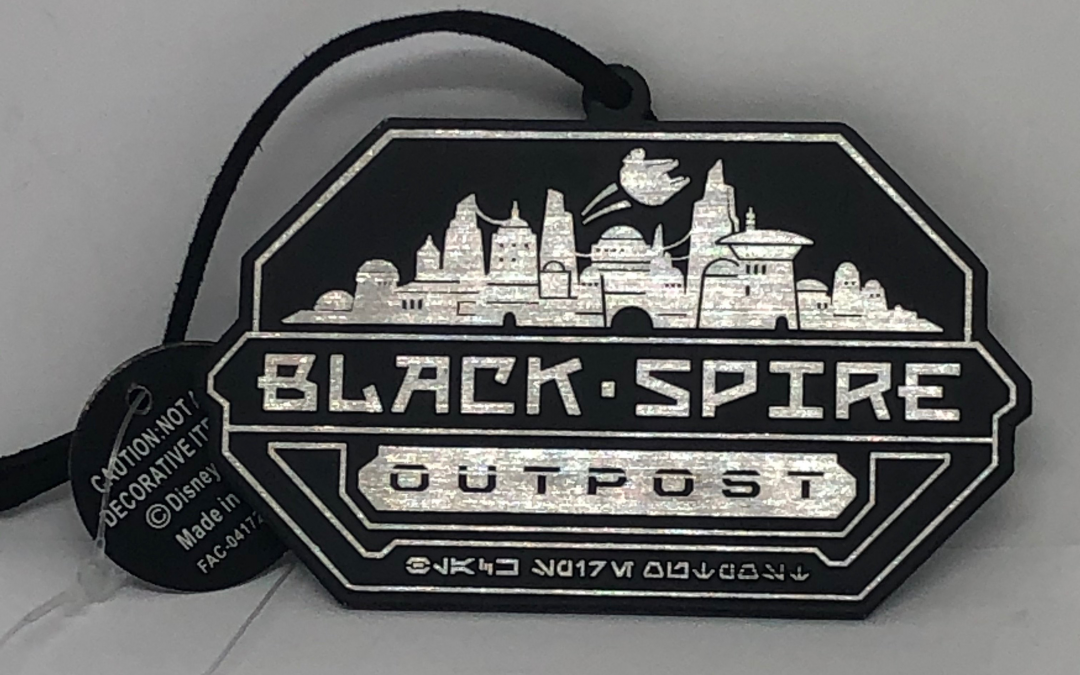 New Galaxy's Edge Black Spire Outpost Metal Ornament available!