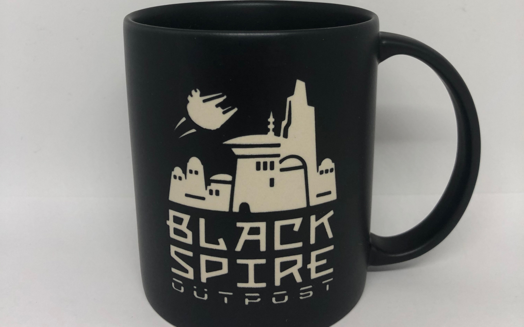 New Galaxy's Edge Black Spire Outpost Batuu Coffee Mug available!