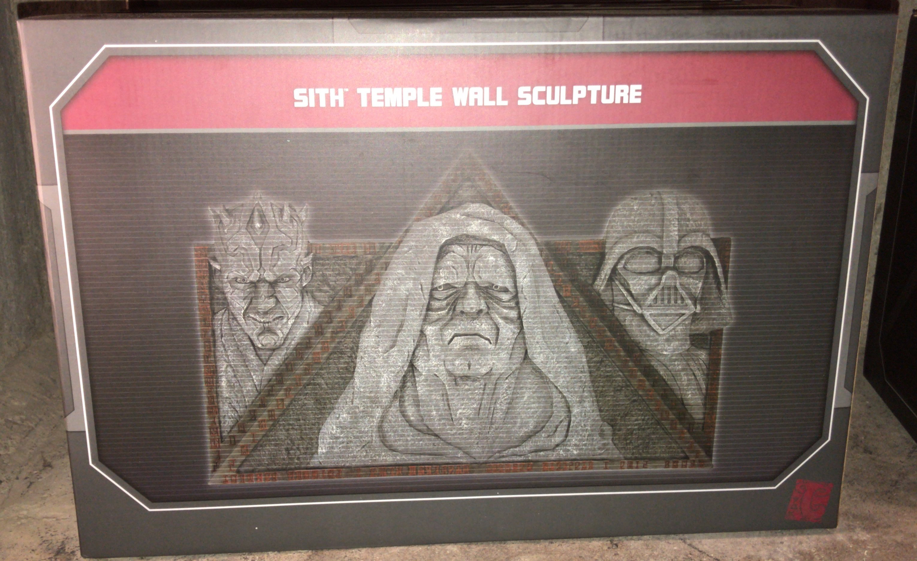 SWGE Sith Temple Wall Sculpture 1