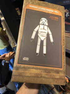 stormtrooper wooden doll