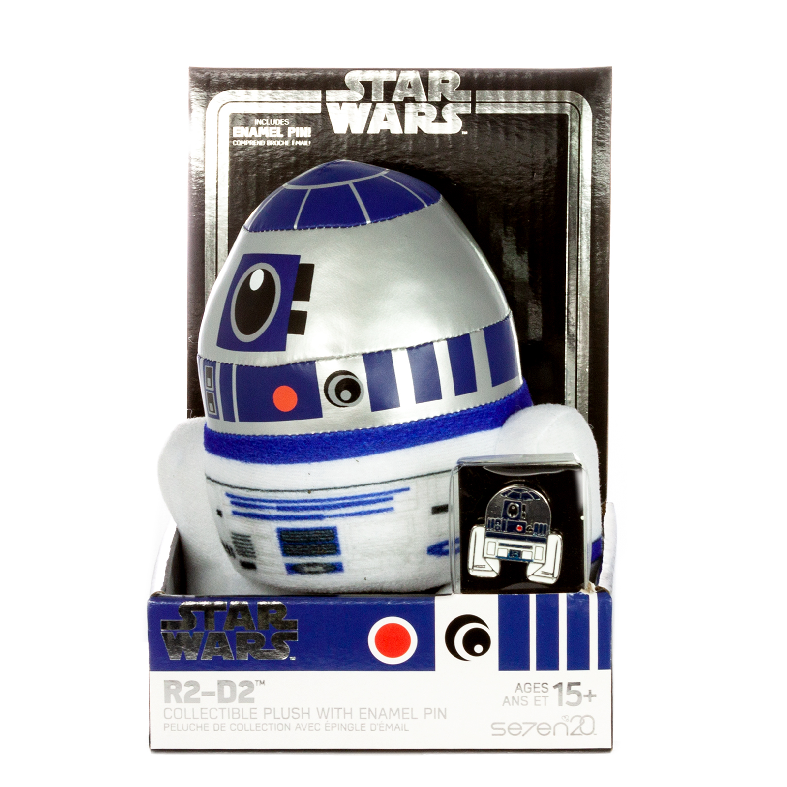 TROS R2-D2 Plush Toy & Pin Set 1