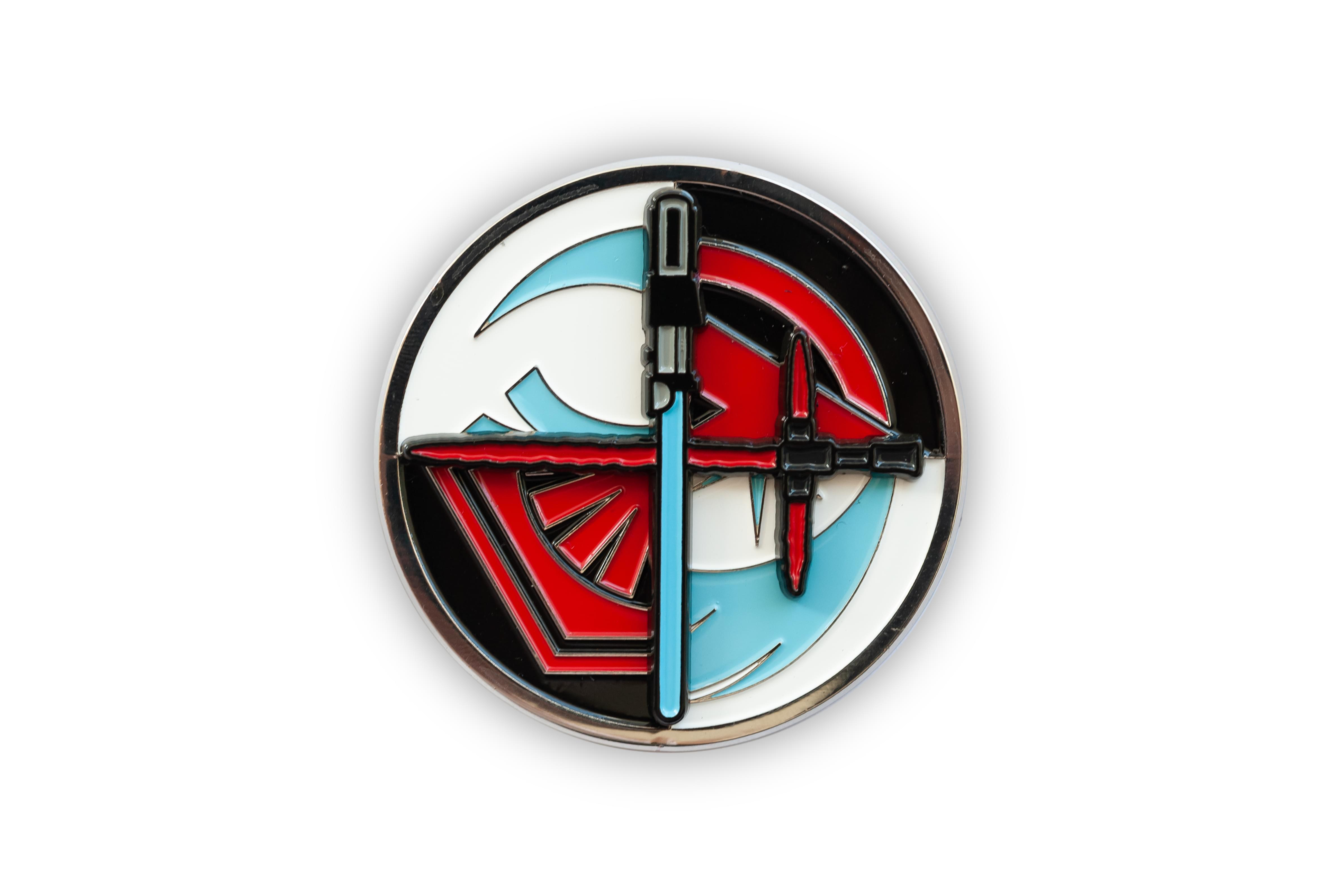 TROS Spinning Lightsabers Enamel Collector Pin 2