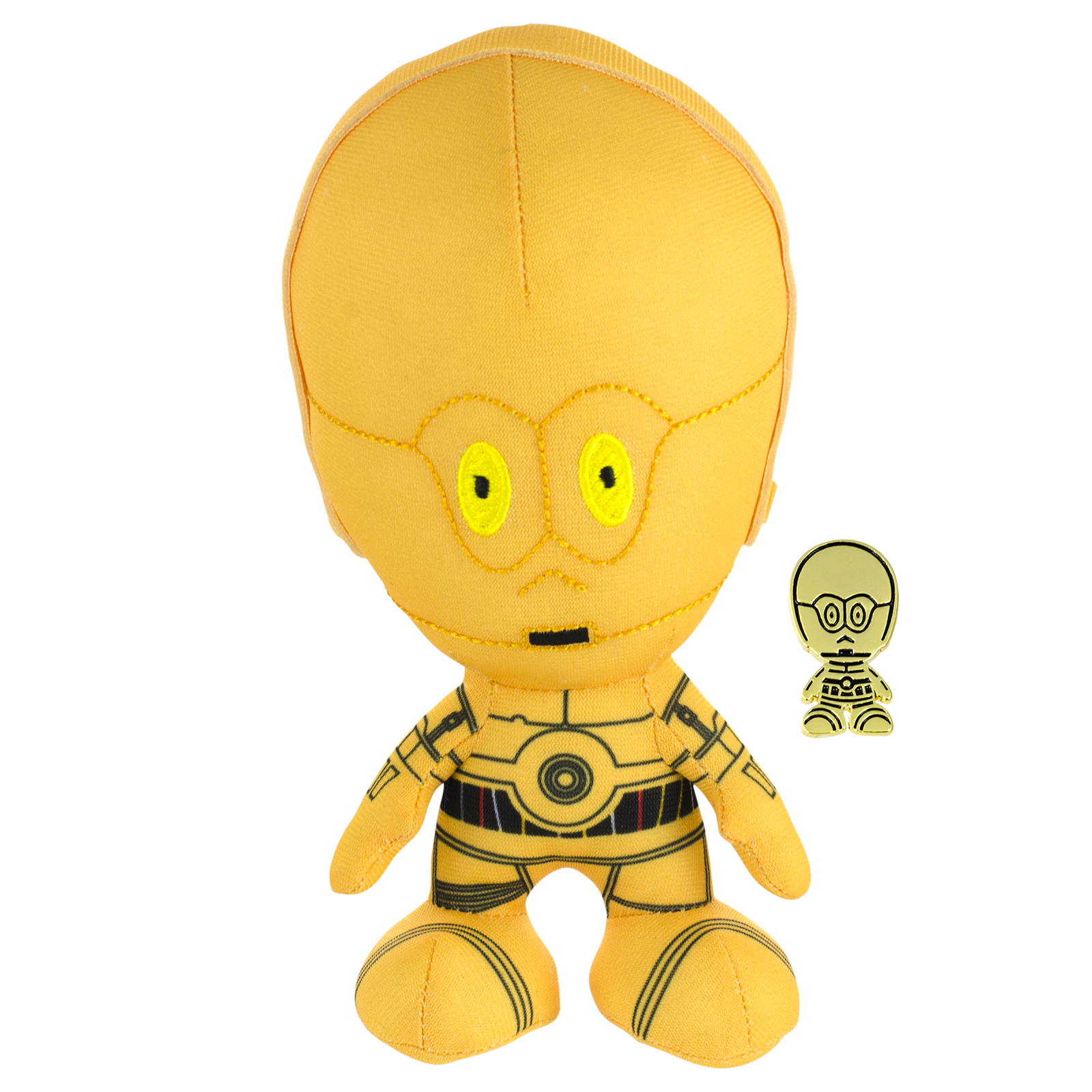 TROS C-3PO Plush Toy & Pin Set 3