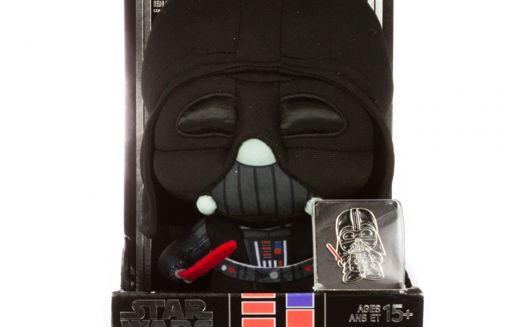 New Star Wars Darth Vader Plush Toy & Pin Set available!