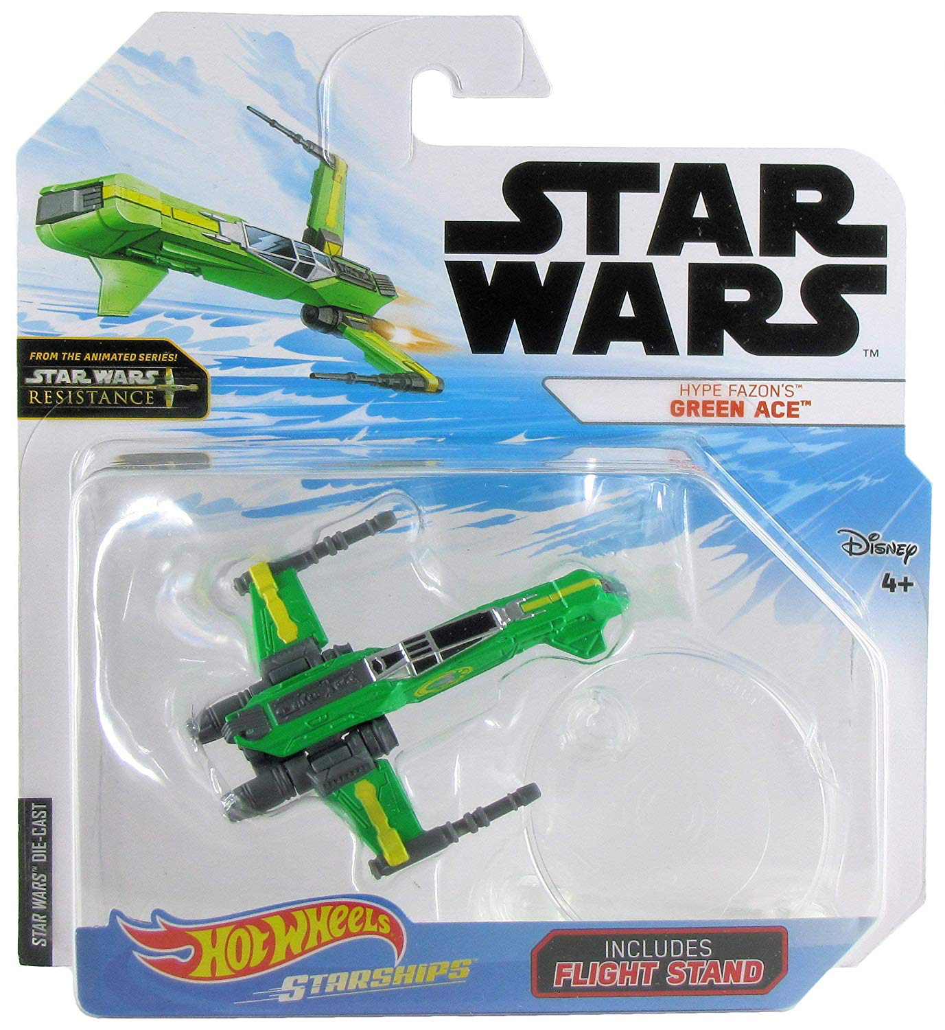 SWR HW Hype Fazon's Green Ace Starship Toy 1