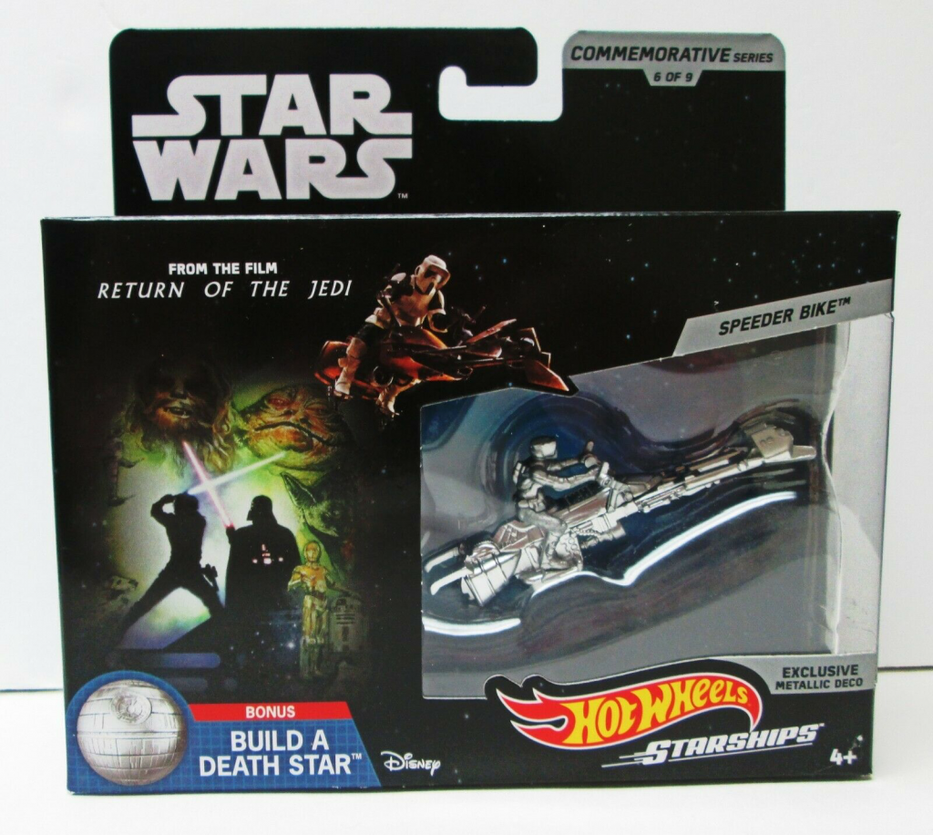 New Star Wars Commemorative Series Speeder Bike Starship Toy in stock!