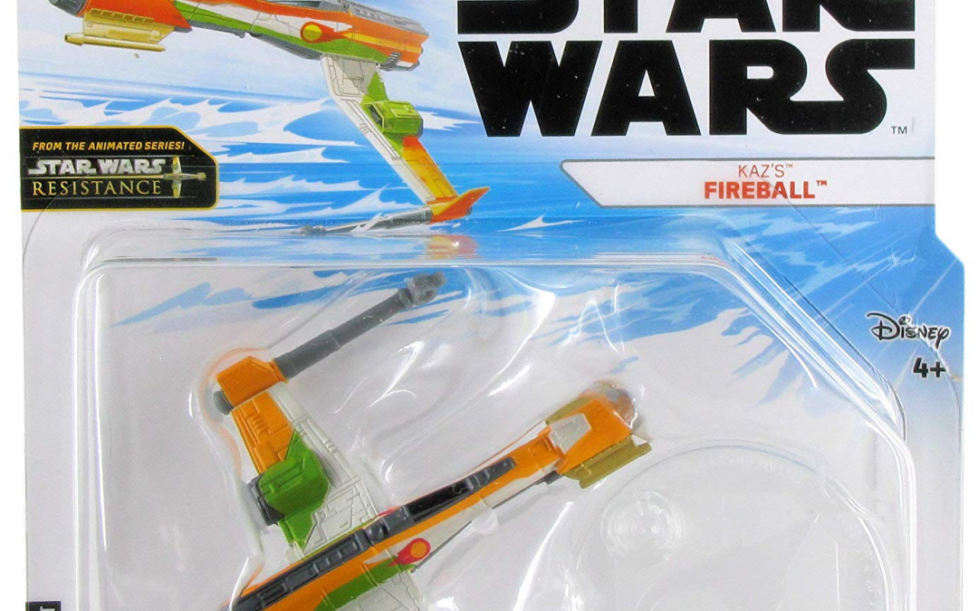 New Star Wars Resistance Kaz's Fireball Starship Toy available!