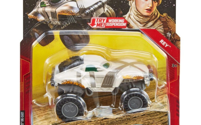 New Rise of Skywalker Hot Wheels Rey All Terrain Character Car in stock!