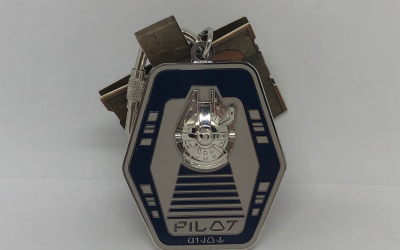 New Galaxy's Edge Millennium Falcon Pilot Keychain available now!
