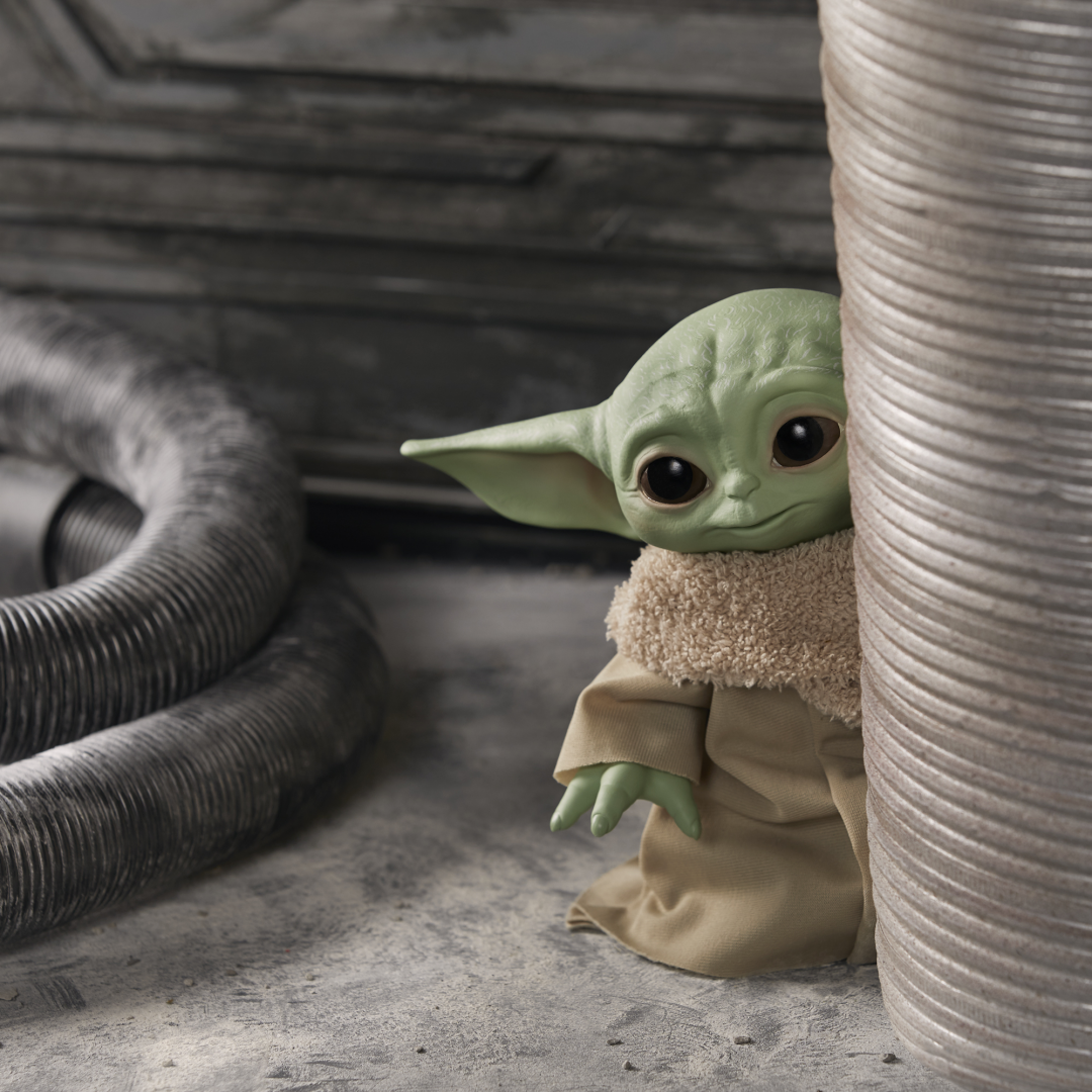 star wars the child talking plush toy with character sounds