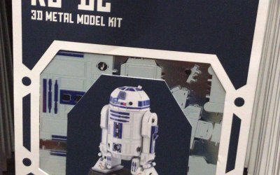 New Galaxy's Edge R2-D2 Droid Factory Metal Model Kit in stock!
