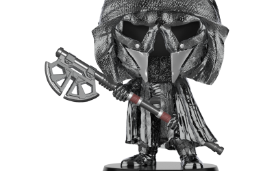New Knight Of Ren (Long Axe) Hematite Chrome Bobble Head Toy in stock!