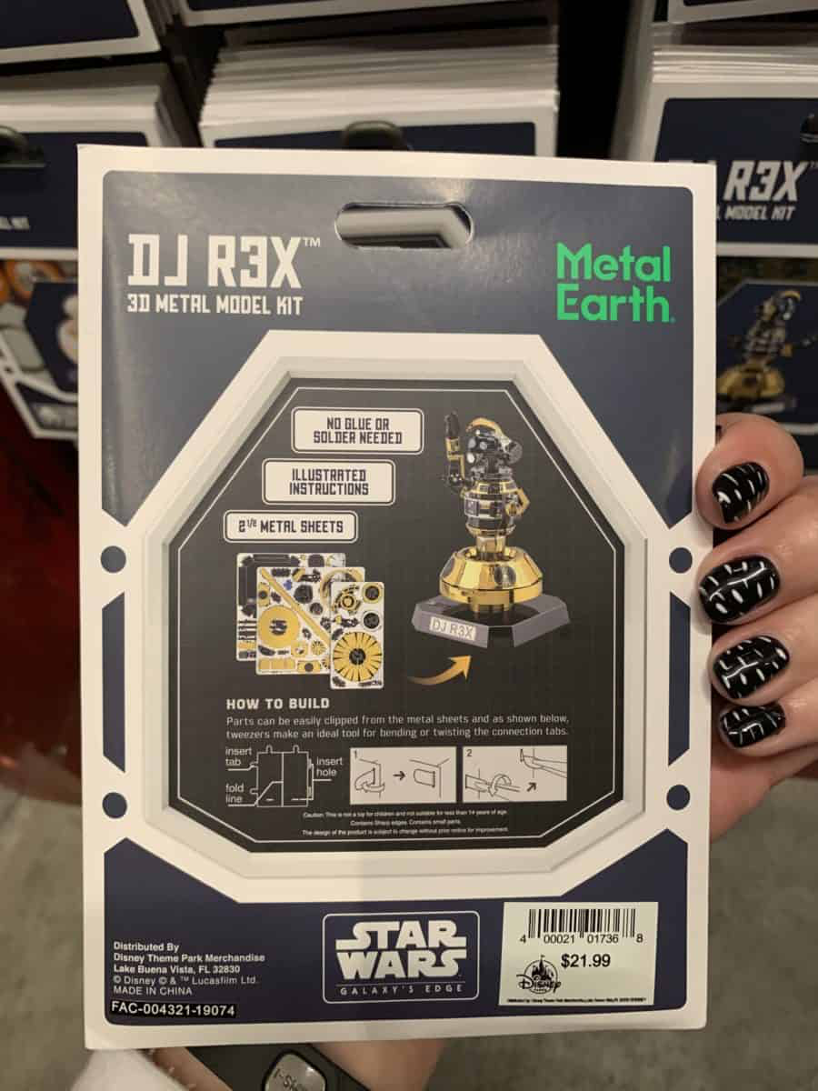 SWGE DJ R3X 3D Metal Model Kit 2