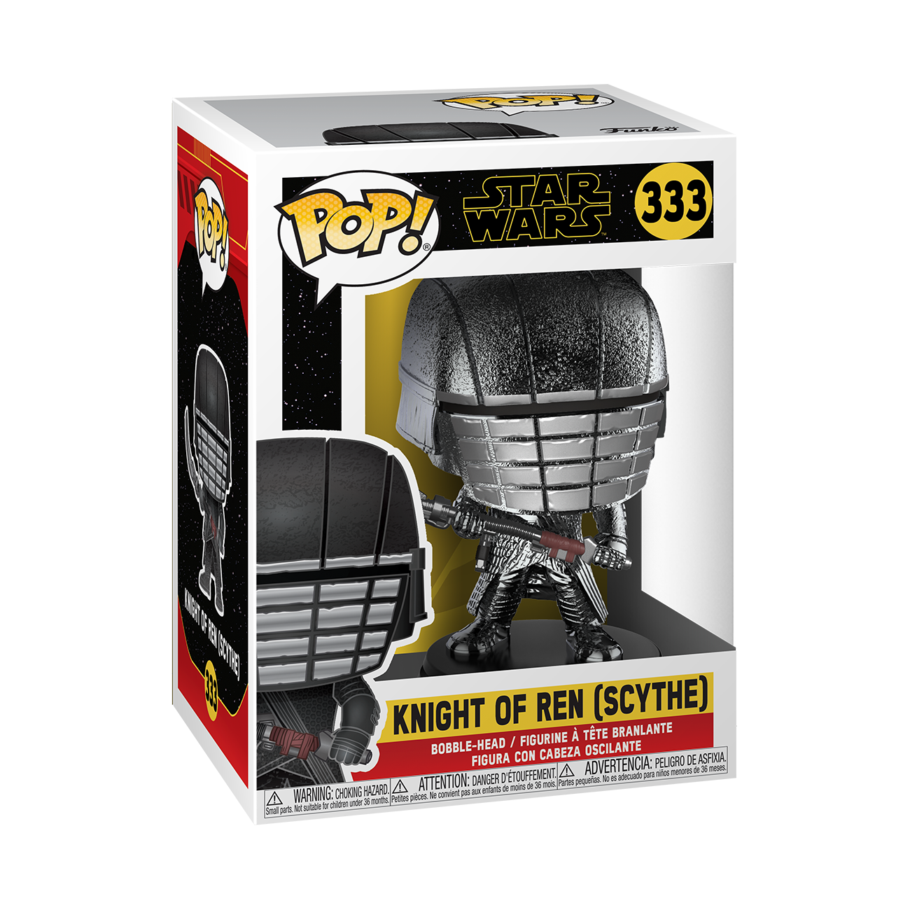 TROS FP Knight Of Ren (Scythe) Hematite Chrome Bobble Head Toy 1