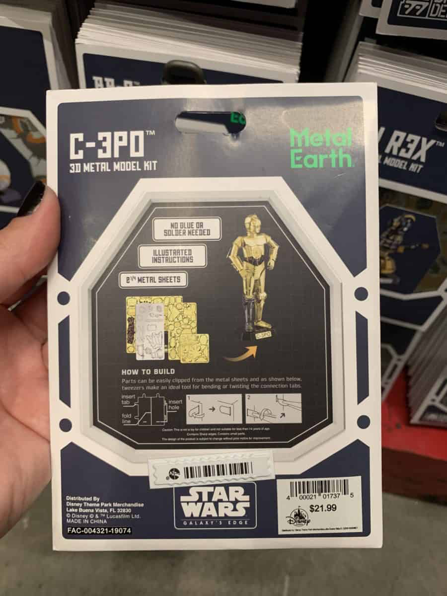SWGE C-3PO 3D MM Kit 2