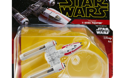 New Rise of Skywalker Hot Wheels Resistance Y-wing Starship available!