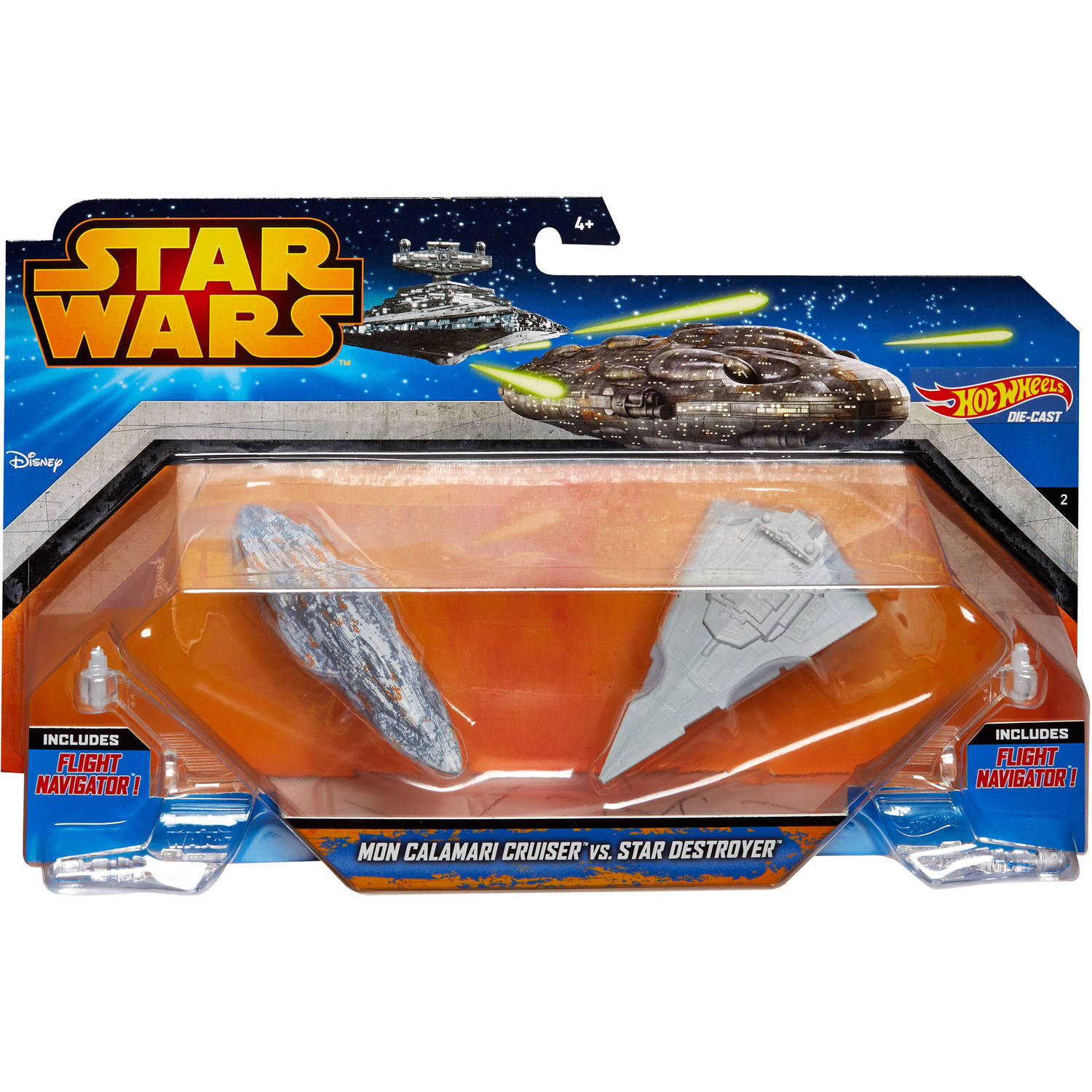 SW HW Destroyer Vs. Mon Calamari Cruiser Starship 2-Pack 1