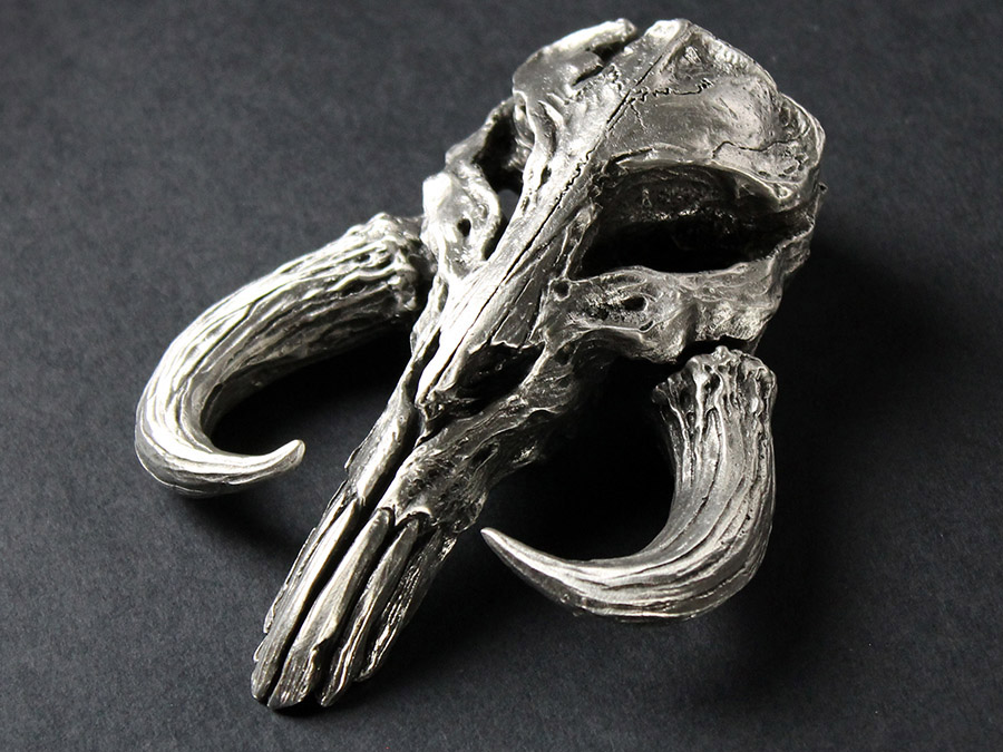 New The Mandalorian Pewter Mandalorian Skull available!