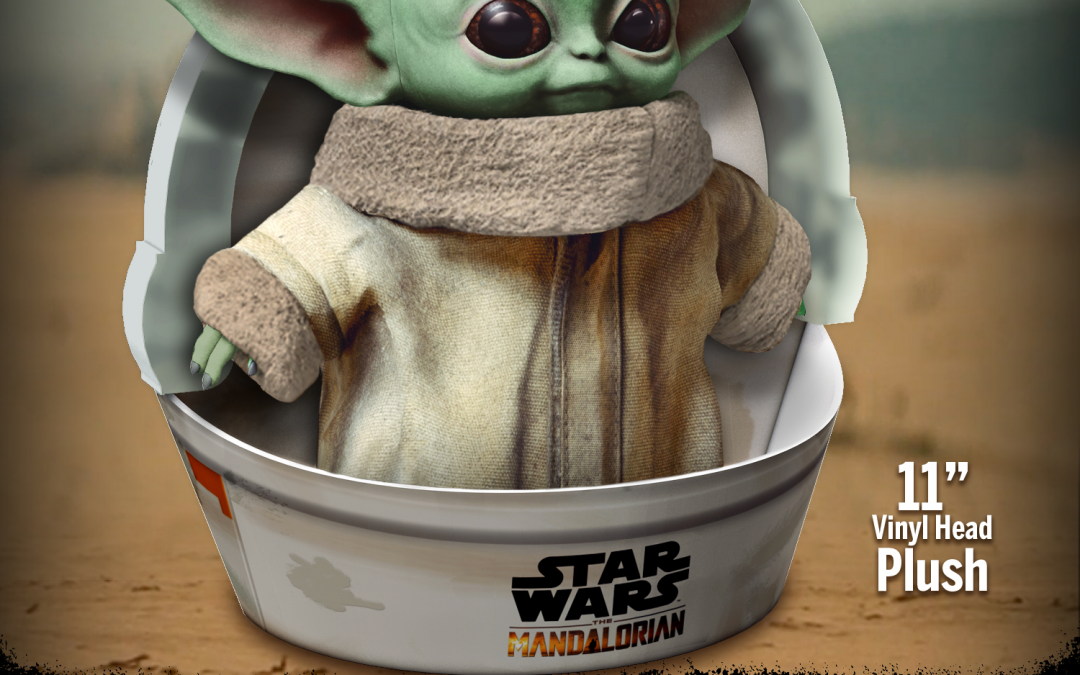 The Mandalorian Baby Yoda Plush Toy available for pre-order!