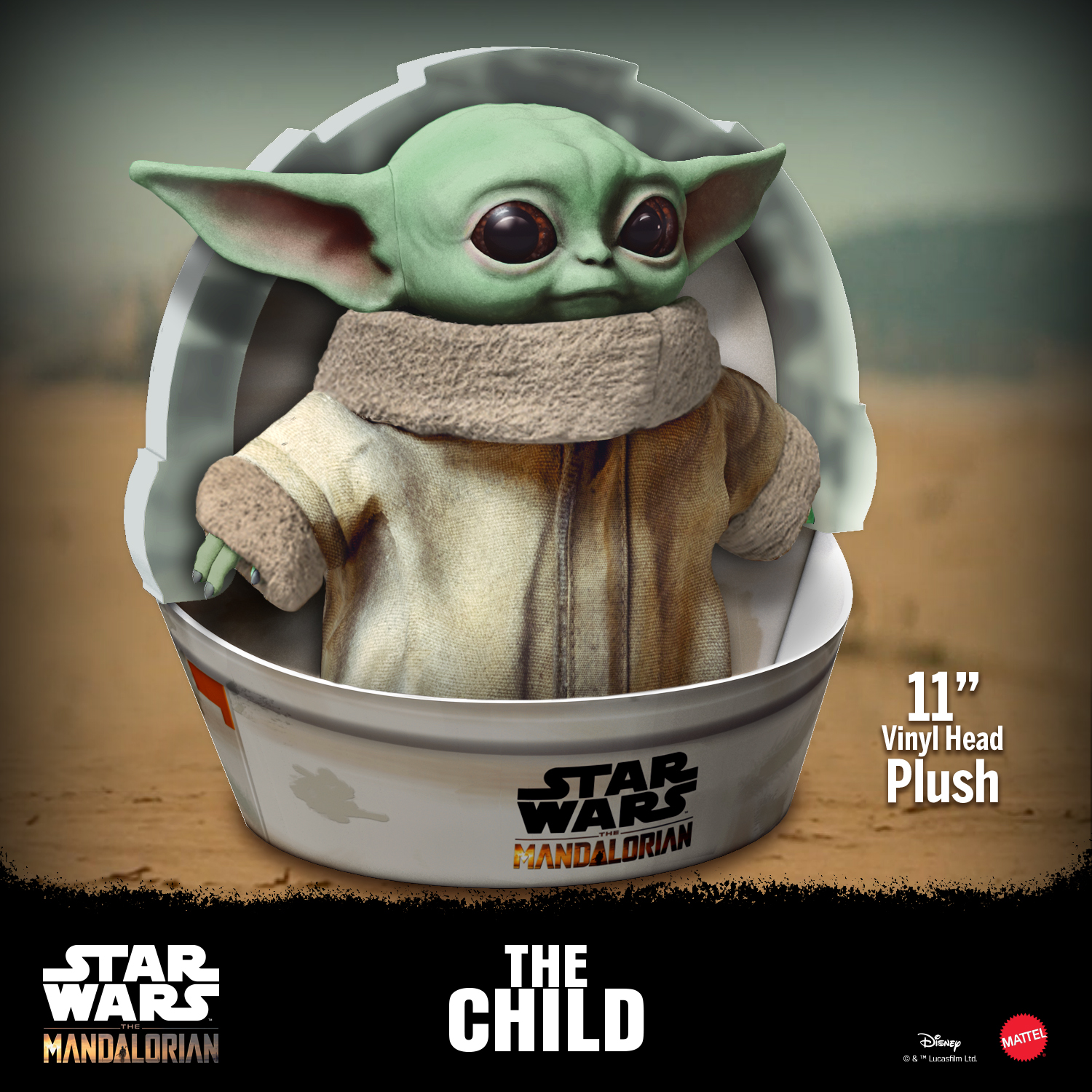 TM Baby Yoda (The Child) Plush Toy 1