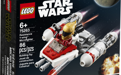 New Rise of Skywalker Resistance Y-wing Microfighter Lego Set in stock!
