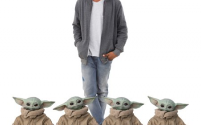 New Baby Yoda (The Child) Cardboard Standee 4-Pack Set available!