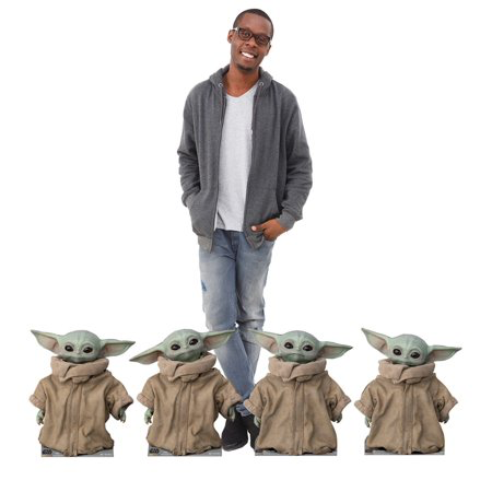 New Baby Yoda (The Child) Cardboard Standee 4-Pack Set available!