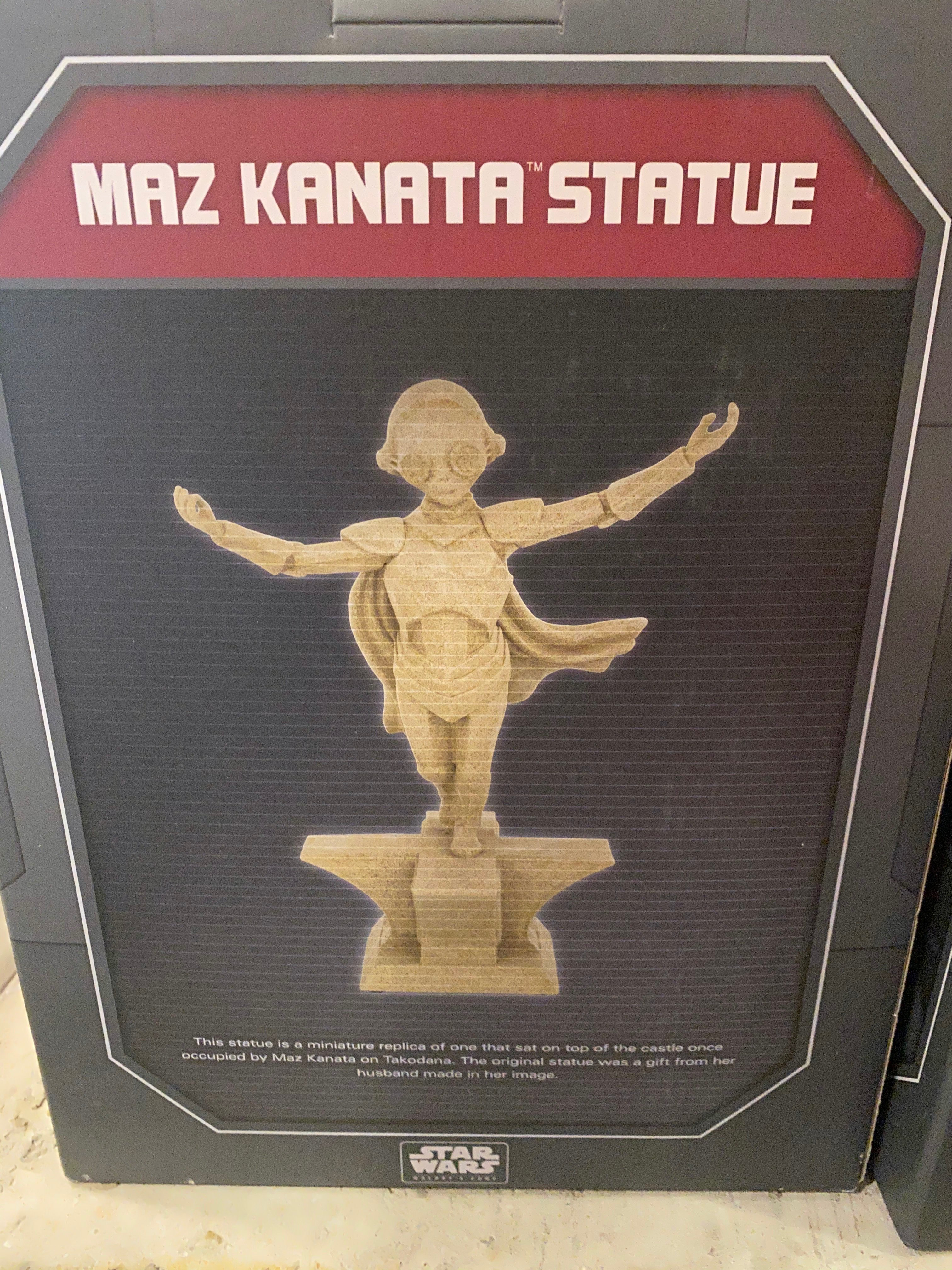 SWGE (TFA) Maz Statue Figurine 2