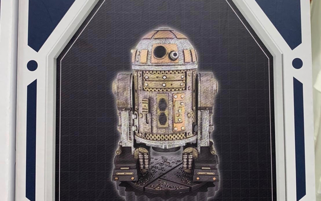 New Galaxy's Edge R2-D2 Upcycled Droid Metal Statue available!