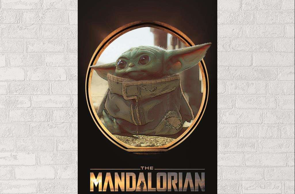 New The Mandalorian Baby Yoda (The Child) Poster available!