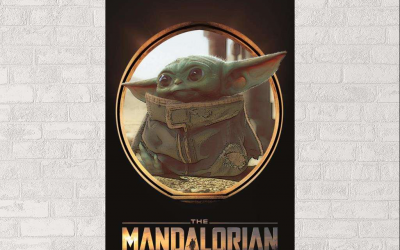 New The Mandalorian Baby Yoda (The Child) Poster available!