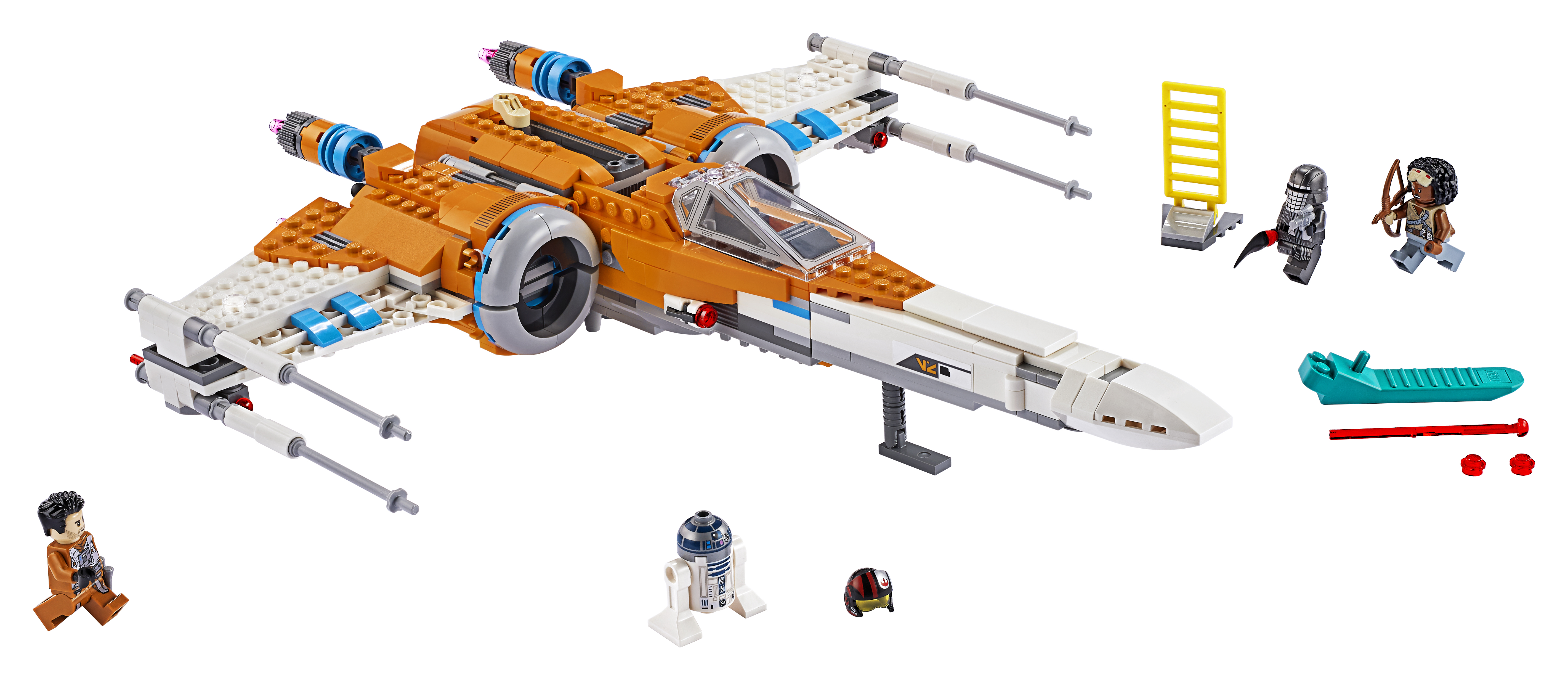 TROS Poe Dameron's X-Wing Fighter Lego Set 3