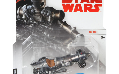 New Star Wars IG-88 Hot Wheels Character Car available!